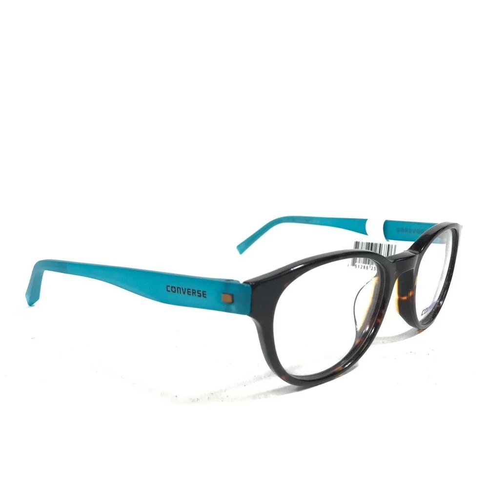 Converse Kids Eyeglasses Frames Q014 UF TORTOISE Brown Tortoise Blue 48-18-140